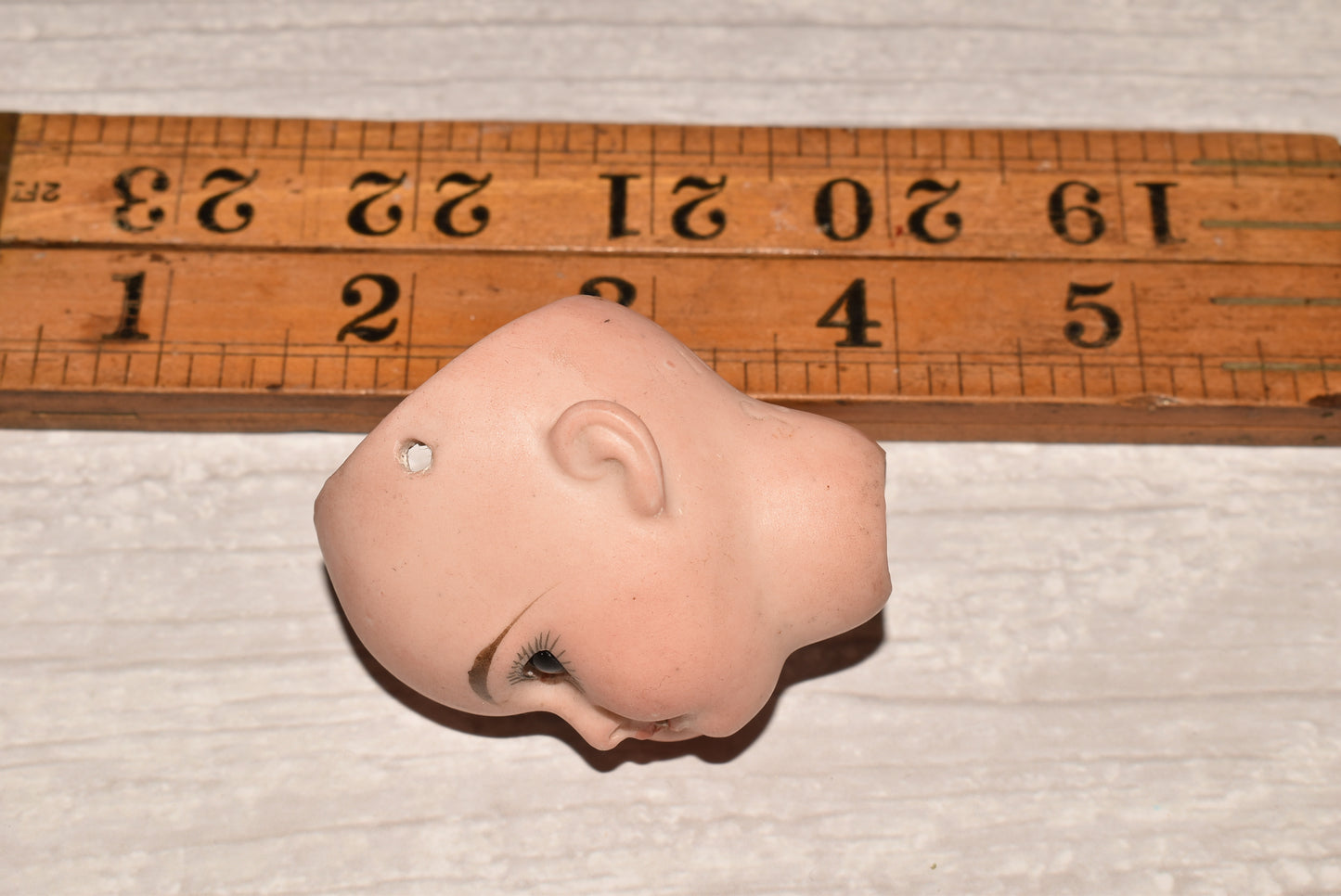 Armand Marseille Victorian Doll Head - Amazing 1894 Dated Porcelain Head