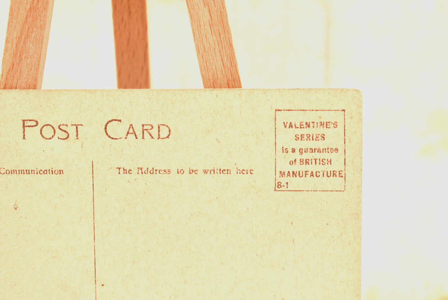 World War 1 Postcard - Beautiful Romantic Soldier Verse "Dear Maid" Love Poem