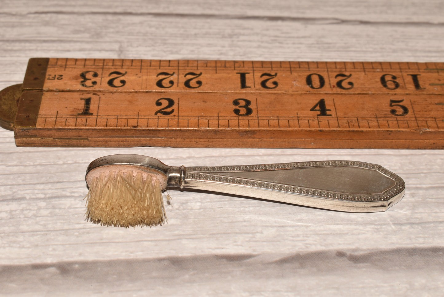 1925 Silver Moustache Brush