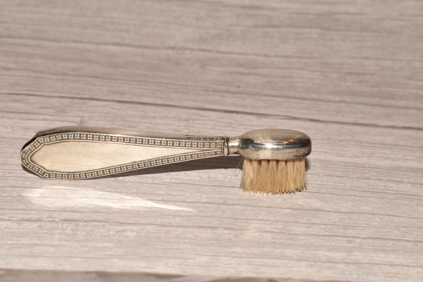 1925 Silver Moustache Brush