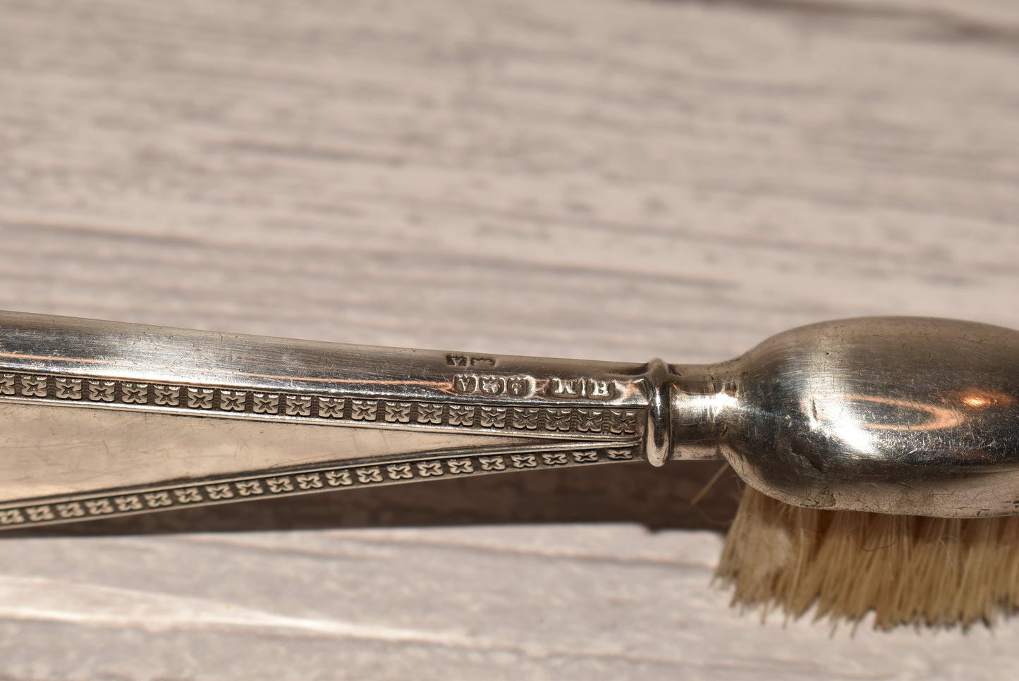 1925 Silver Moustache Brush