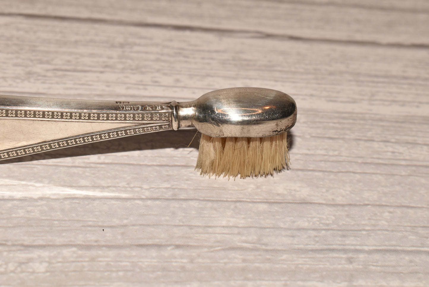 1925 Silver Moustache Brush