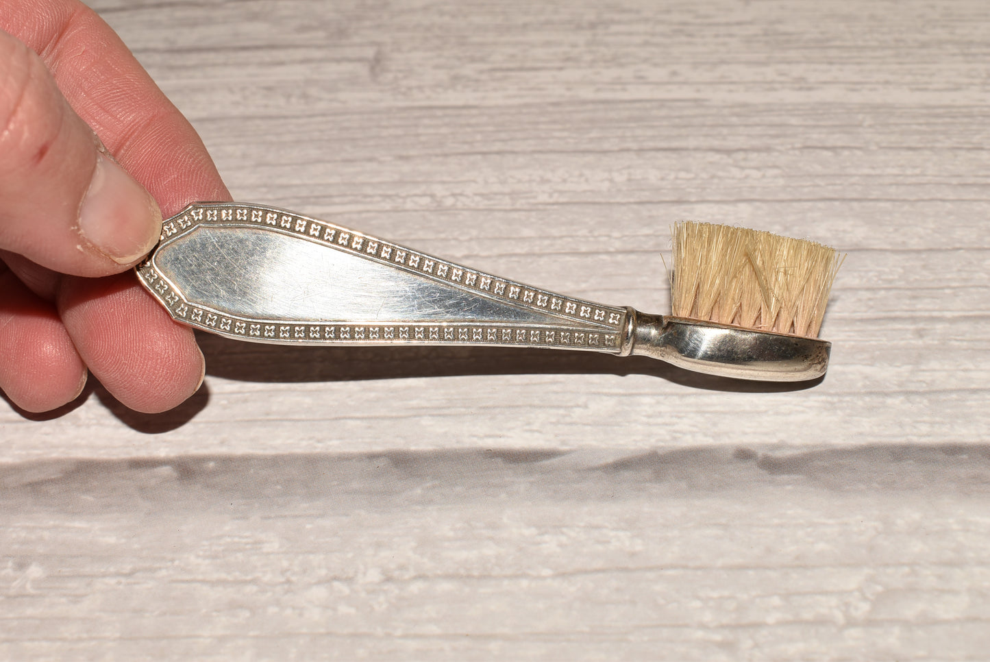 1925 Silver Moustache Brush