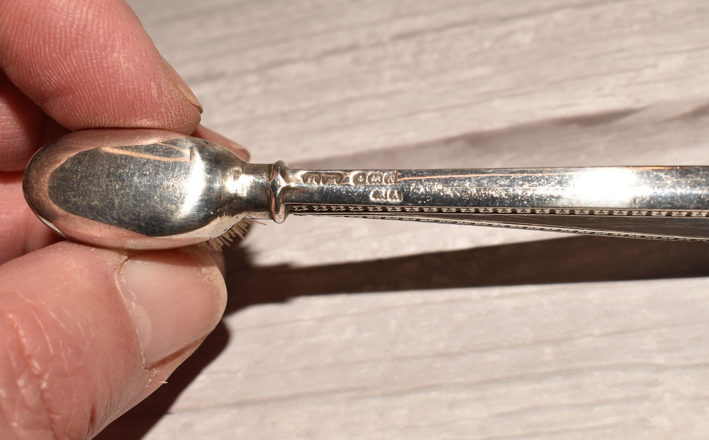 1925 Silver Moustache Brush