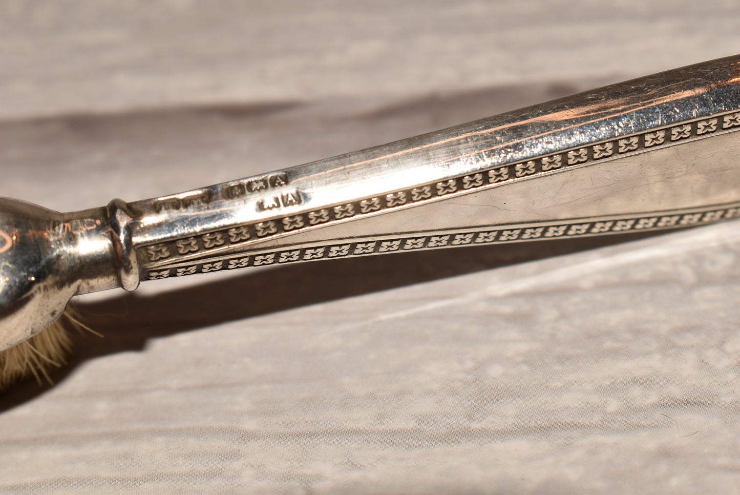 1925 Silver Moustache Brush