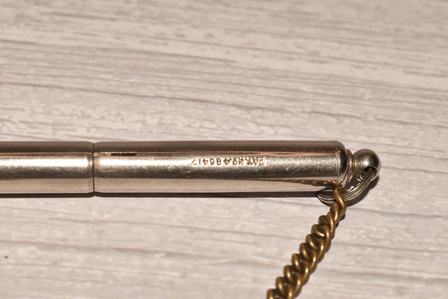 Antique Acme Whistle - Wonderful Patented Cased Sports/Hunting Whistle with Chain