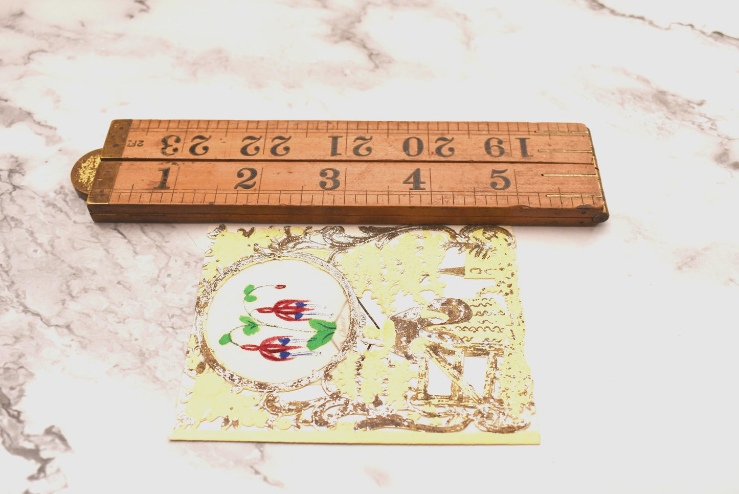 Antique Victorian Valentine Card - Gorgeous Hand Crafted Lacey Oh Cheer this Lonely Heart of Mine