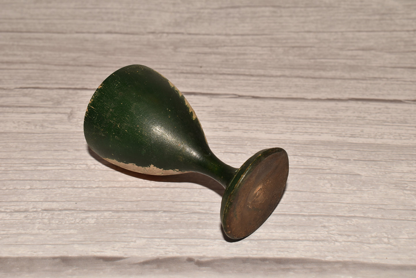 Victorian Egg Cup - Gorgeous Shabby Painted Eye Decorator Piece