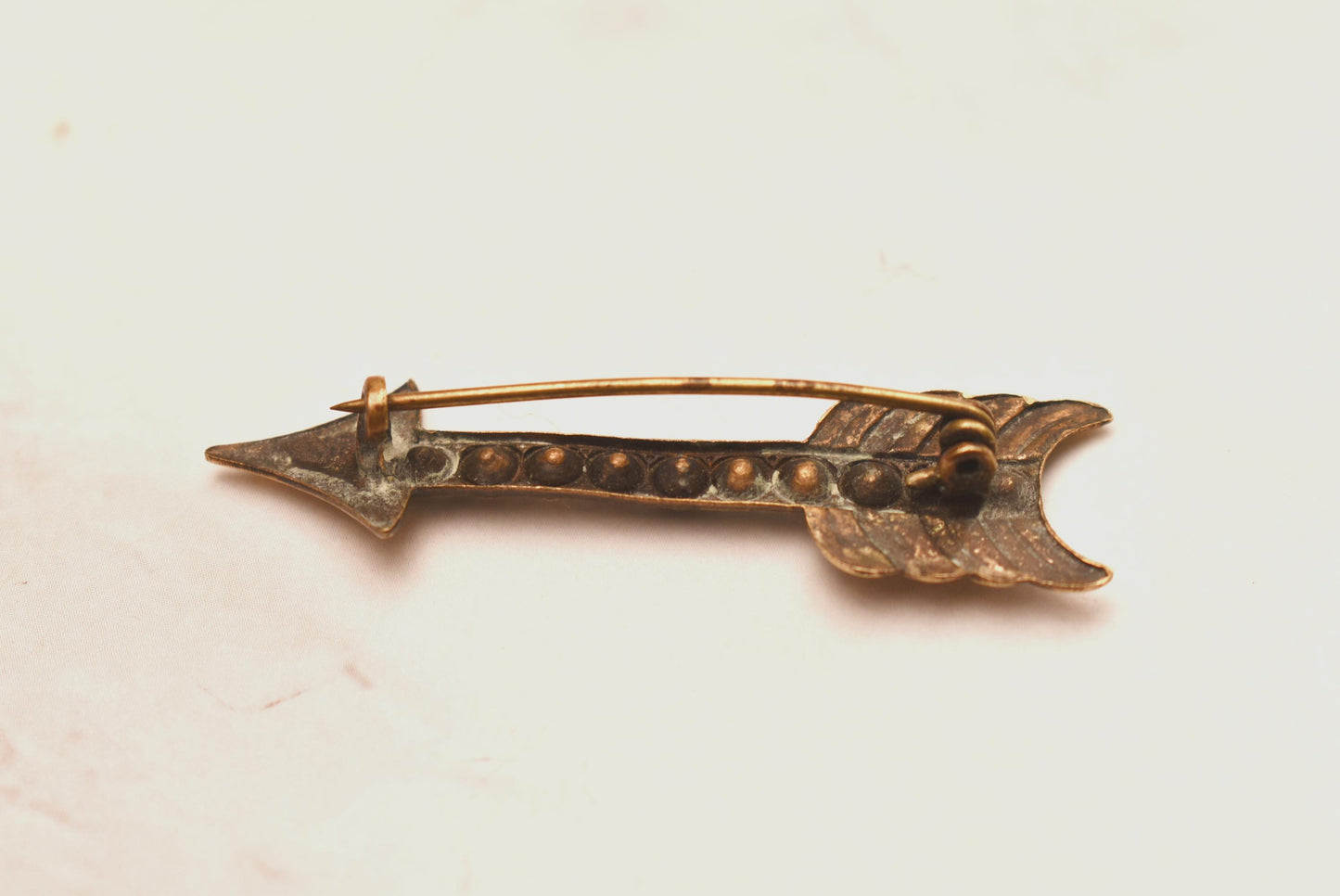 Antique Arrow Brooch - Gorgeous Late Victorian Paste Stone