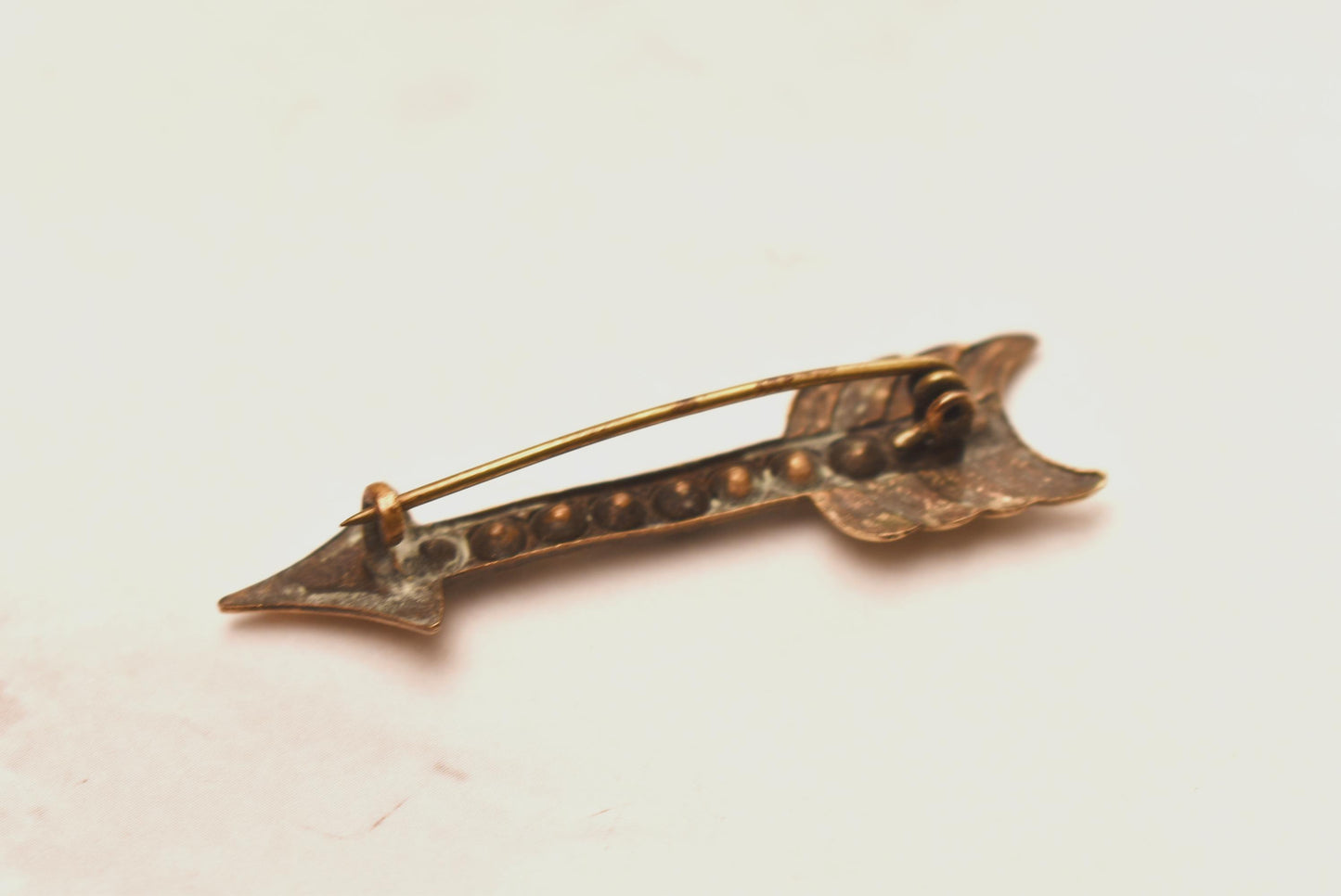 Antique Arrow Brooch - Gorgeous Late Victorian Paste Stone