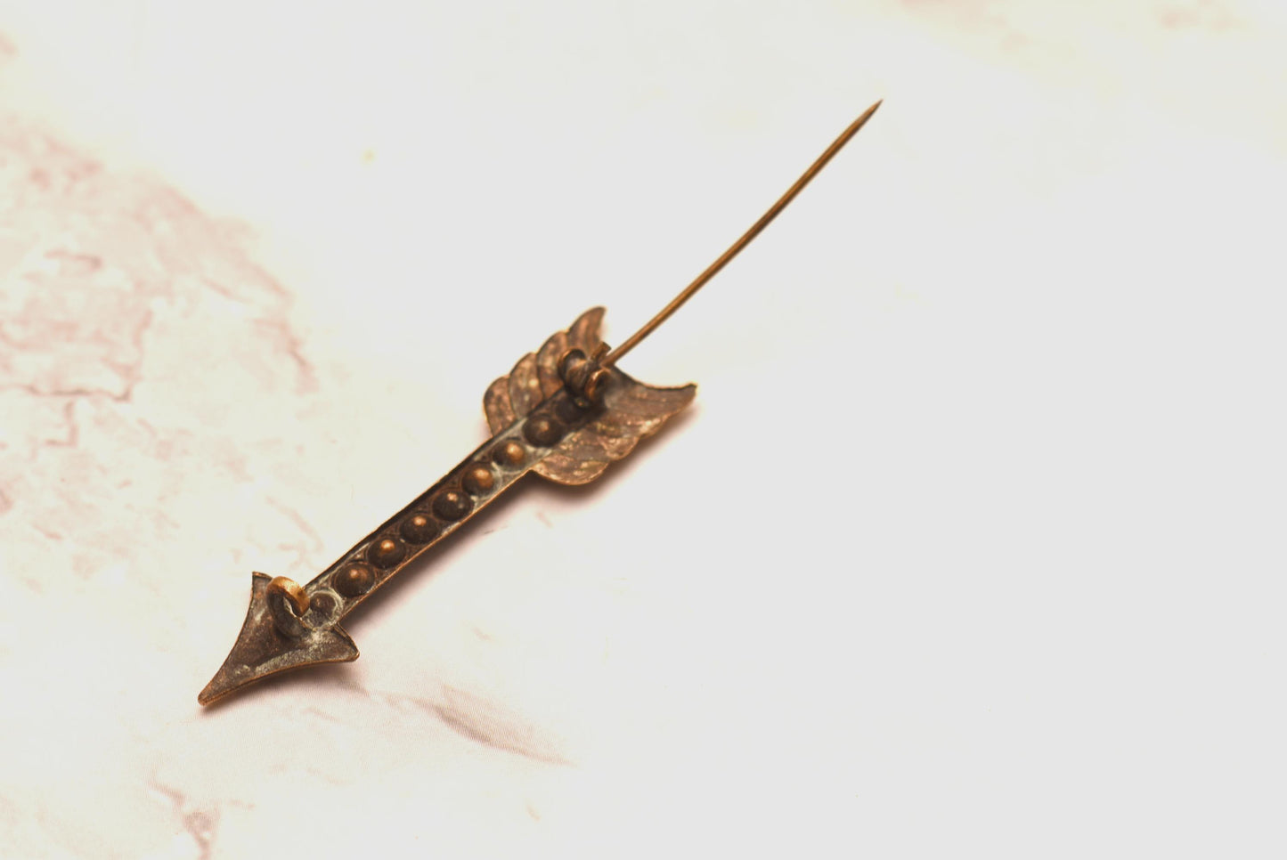 Antique Arrow Brooch - Gorgeous Late Victorian Paste Stone