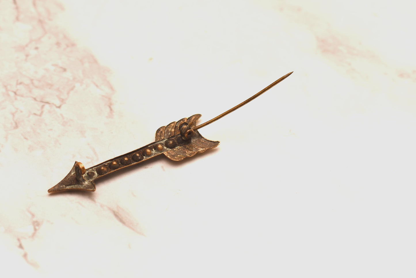 Antique Arrow Brooch - Gorgeous Late Victorian Paste Stone