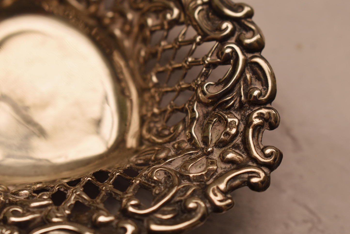 Pair of Silver Victorian Dishes - Stunning Heart Shaped 1897 Henry Matthews Bon Bon Trays