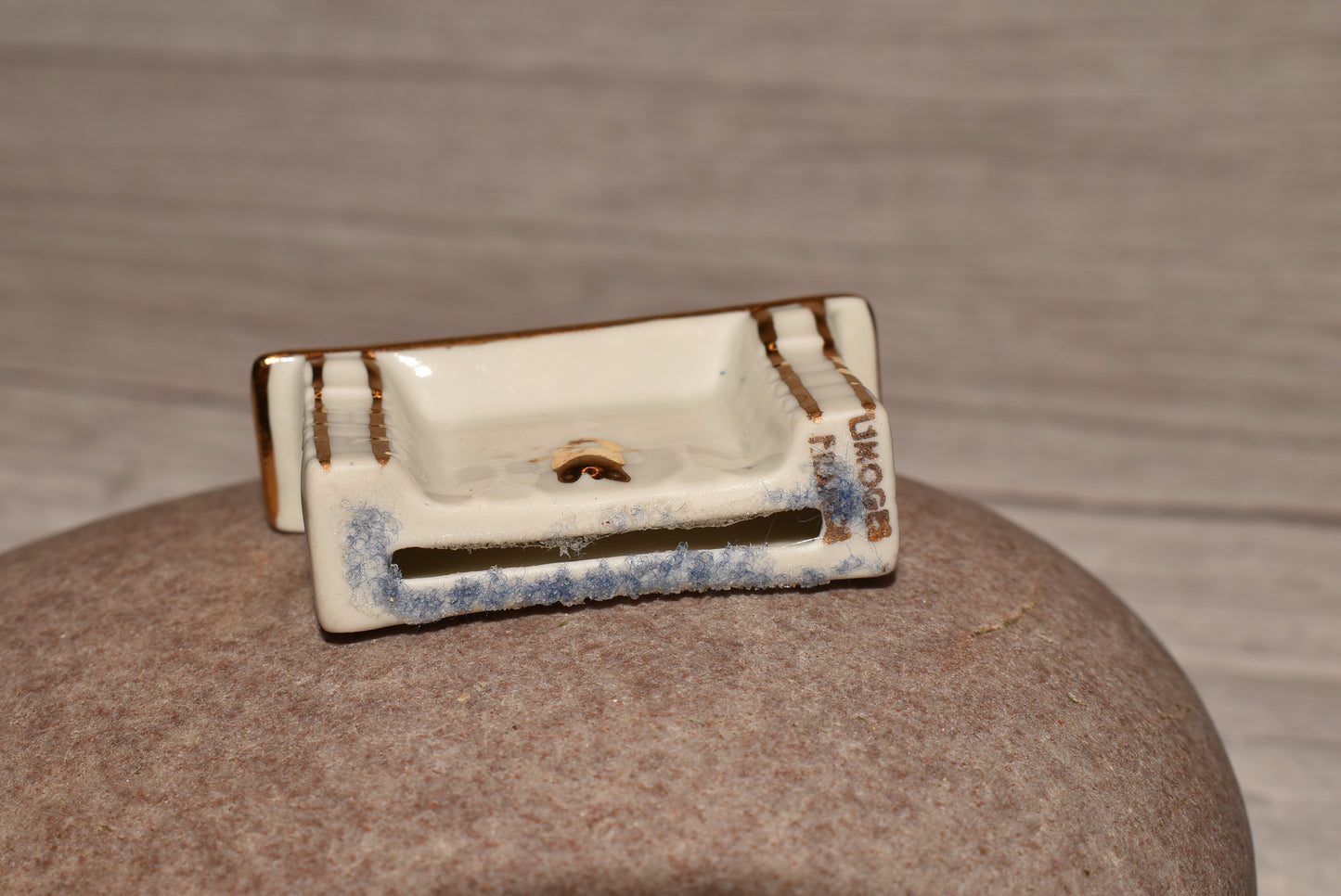 Limoges Doll House Furniture - Beautiful French Porcelain Miniature Fireplace