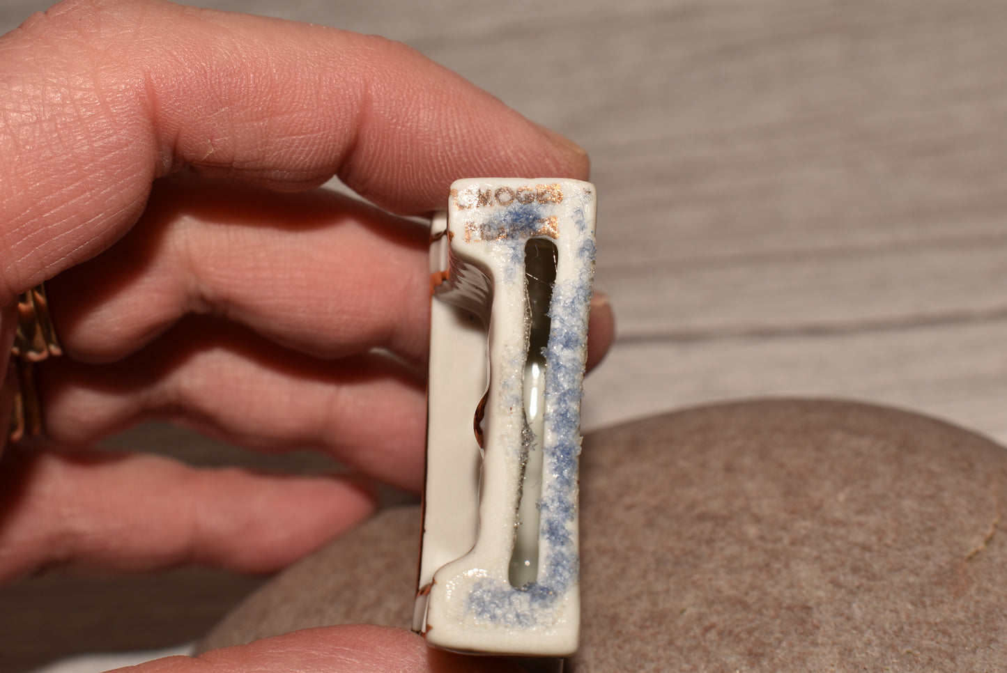 Limoges Doll House Furniture - Beautiful French Porcelain Miniature Fireplace
