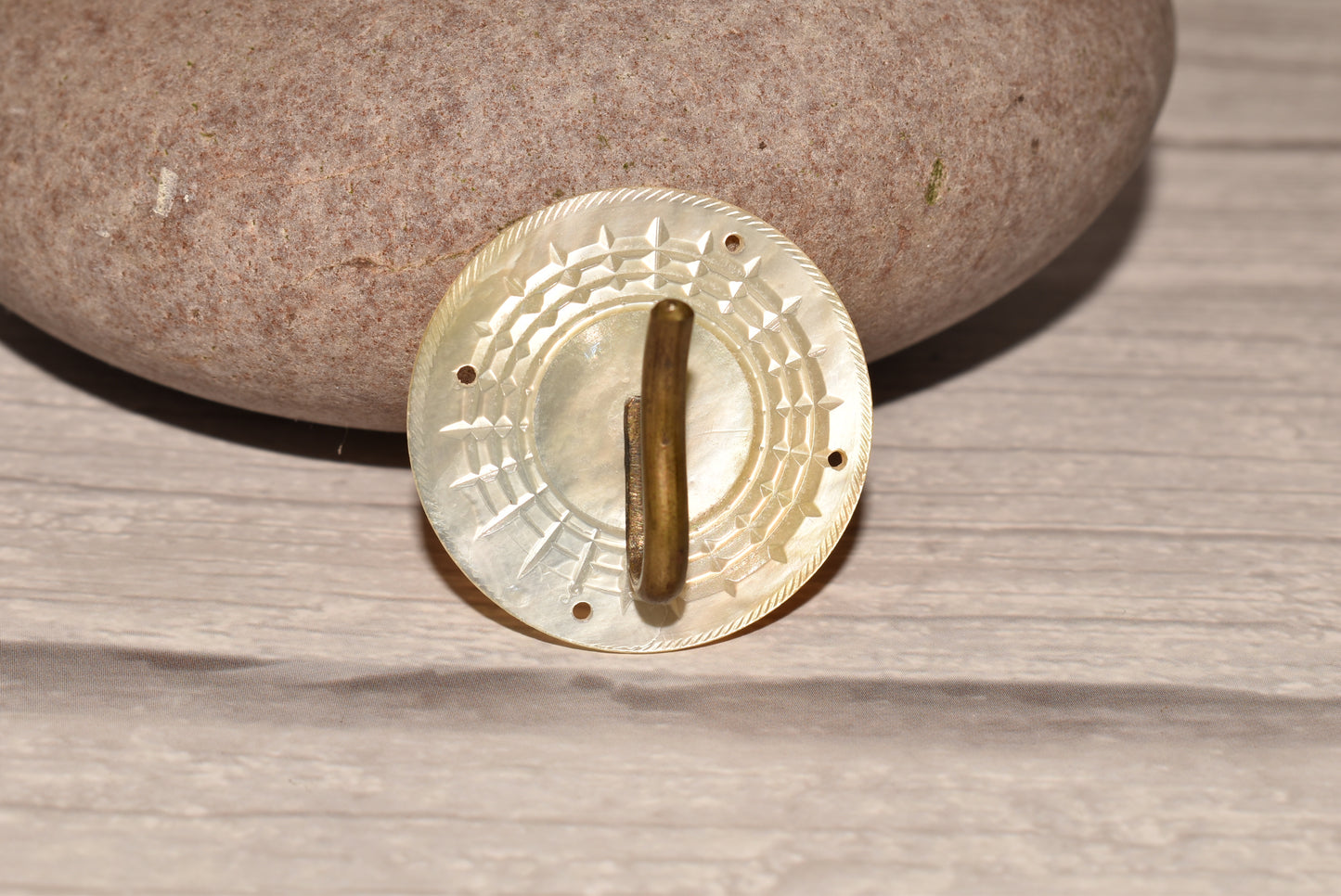 Victorian Watch Holder - Gorgeous Mother of Pearl Night Hanger