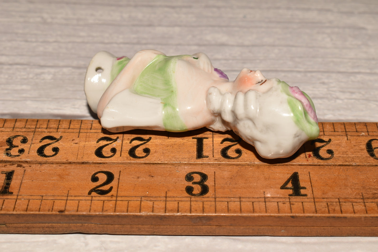 Art Deco China Half Doll