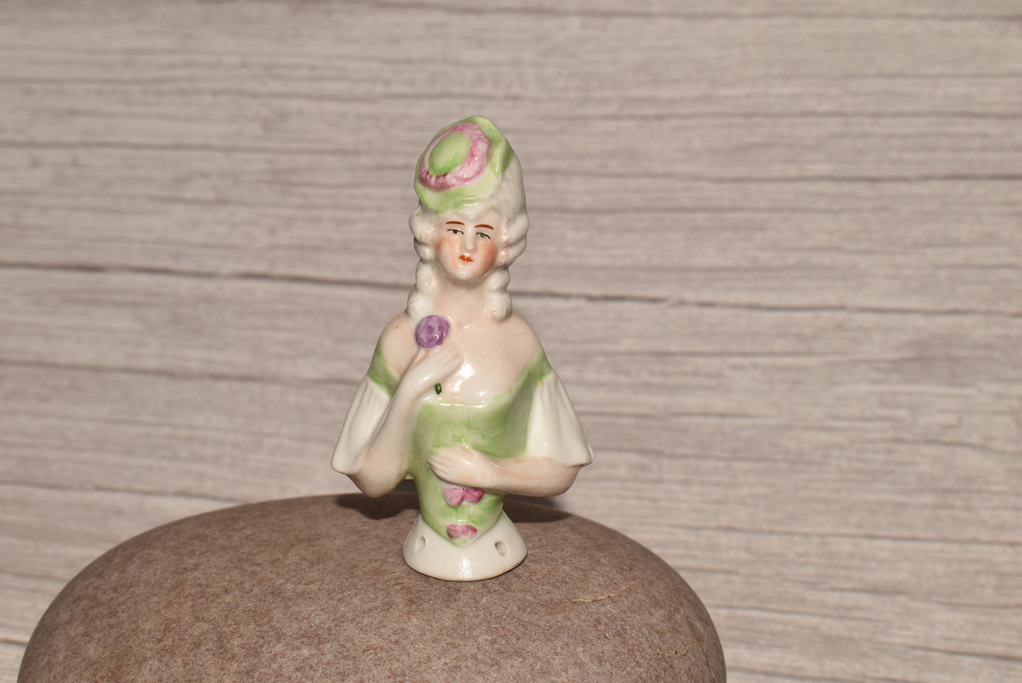 Art Deco China Half Doll