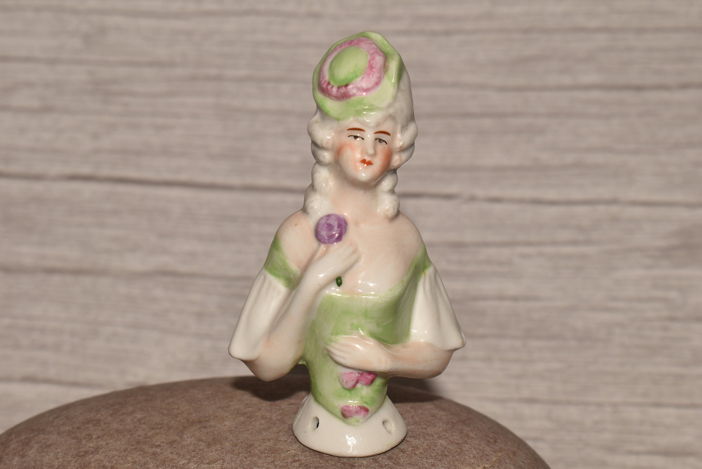 Art Deco China Half Doll