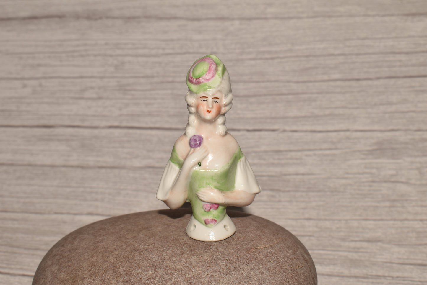 Art Deco China Half Doll