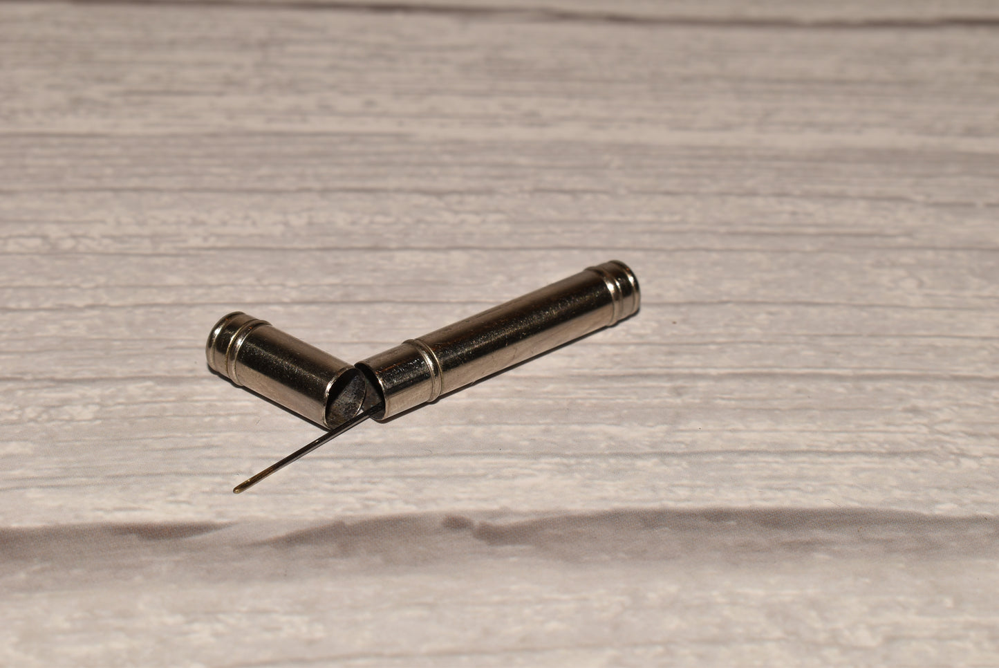 Antique Needle Case - Charming Little Steel Notion