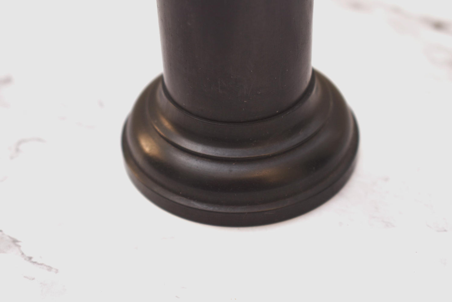 Victorian Ebony Hat Pin Holder - Beautiful Black Wood Lady's Dressing Table Accessory