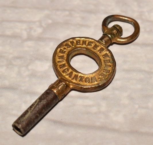 Antique Watch Key - Charming Victorian Advertising Fob