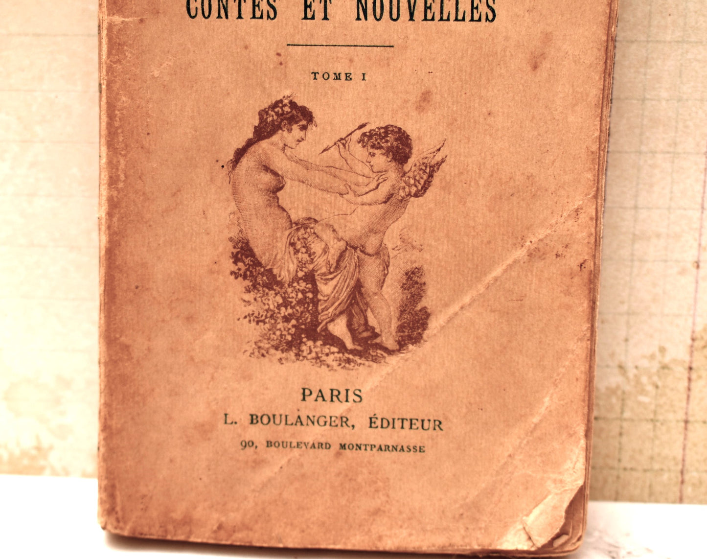 Contes et Nouvelles la Fontaine - Gorgeous Mid Victorian Saucy French Poetry from Petite Bibliothèque