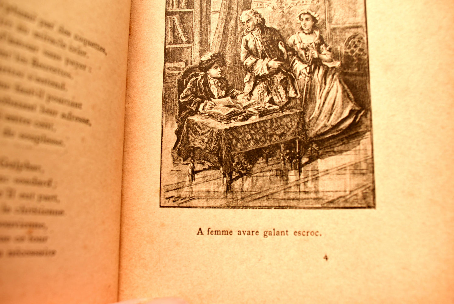 Contes et Nouvelles la Fontaine - Gorgeous Mid Victorian Saucy French Poetry from Petite Bibliothèque