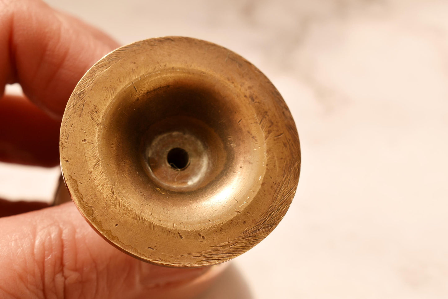 Antique Bridge Globe Marker - Gorgeous Brass and Copper Whist Marker
