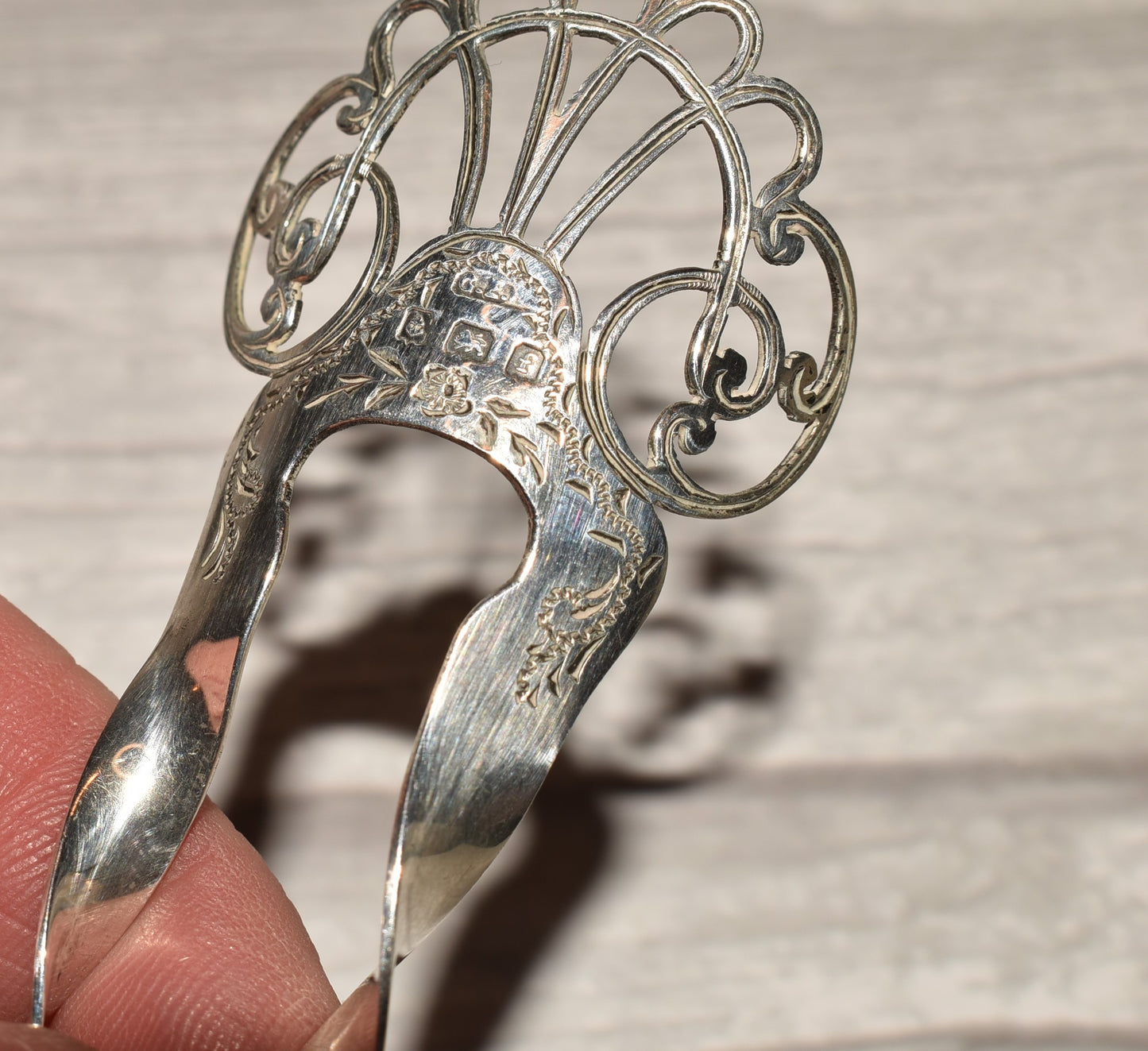 Solid Silver Hair Comb Decoration 1905 Edwardian